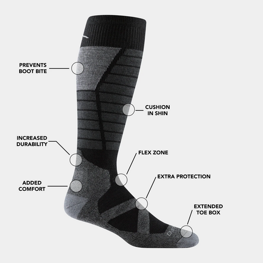 Darn Tough Men's Function X OTC Midweight Snow Socks