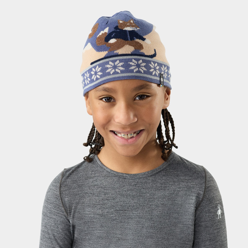 Load image into Gallery viewer, Smartwool Kid's Reversible Art Beanie 2027
