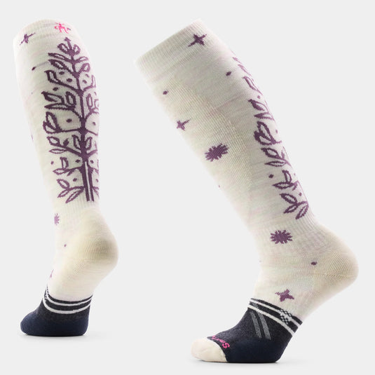 Smartwool Women's Full Cushion Ice Blossom OTC Ski Socks