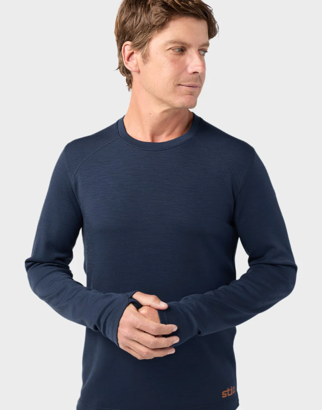 Load image into Gallery viewer, Stio Men's Basis Peakwool Midweight Crew LS 2027
