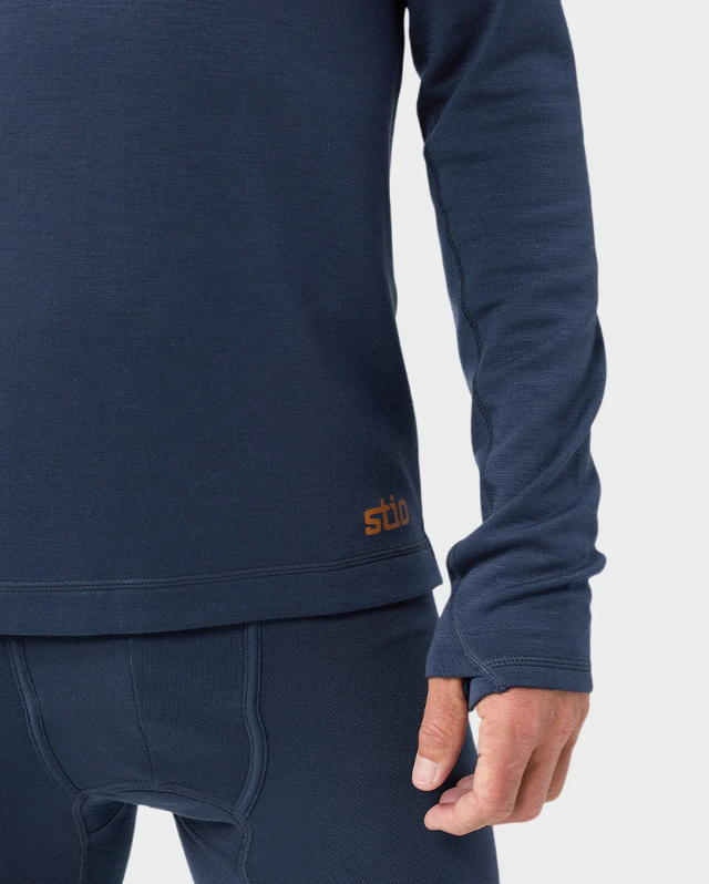 Load image into Gallery viewer, Stio Men's Basis Peakwool Midweight Crew LS 2027
