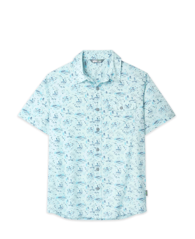 Load image into Gallery viewer, Stio Men's Curtis Camp Short Sleeve Shirt - Ski &amp; Tennis Station
