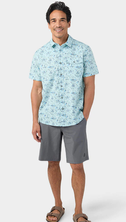 Load image into Gallery viewer, Stio Men's Curtis Camp Short Sleeve Shirt - Ski &amp; Tennis Station
