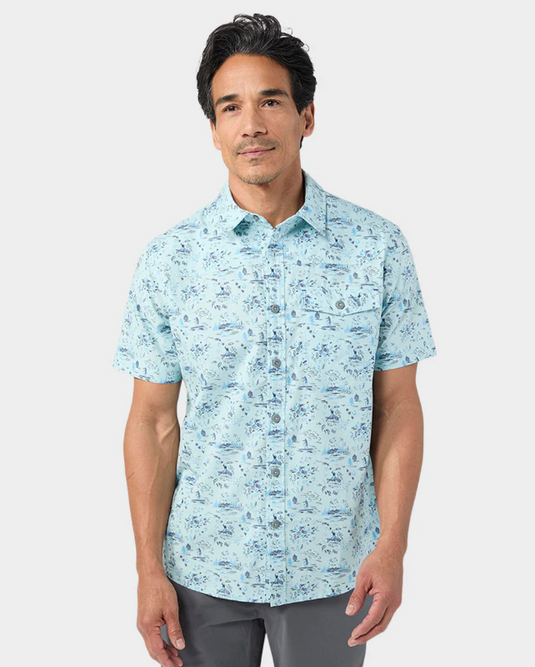 Stio Men's Curtis Camp Short Sleeve Shirt - Ski & Tennis Station