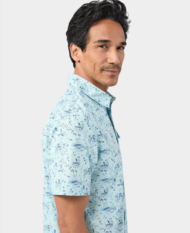 Load image into Gallery viewer, Stio Men's Curtis Camp Short Sleeve Shirt - Ski &amp; Tennis Station
