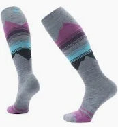 Smartwool Women's Ski Pattern Targeted Cushion Over The Calf Socks