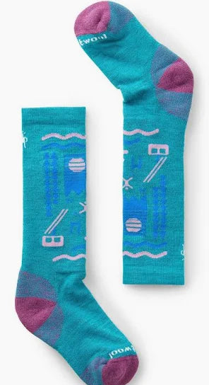 Load image into Gallery viewer, Smartwool Kid&#39;s Wintersport Full Cushion Ski Day OTC Socks
