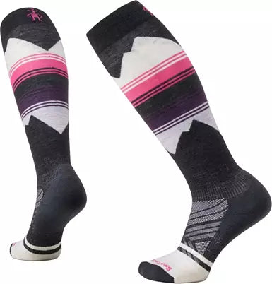 Load image into Gallery viewer, Smartwool Women&#39;s Ski Pattern Targeted Cushion Over The Calf Socks
