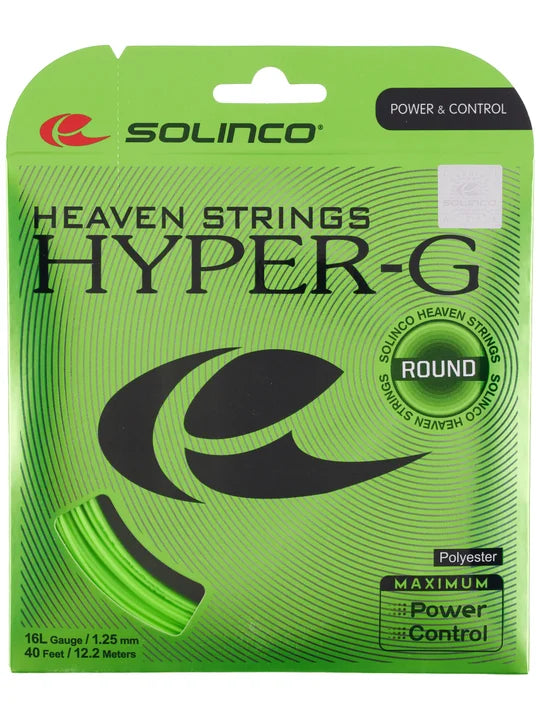 Load image into Gallery viewer, Solinco Hyper-G Round Tennis String (Half Pack)
