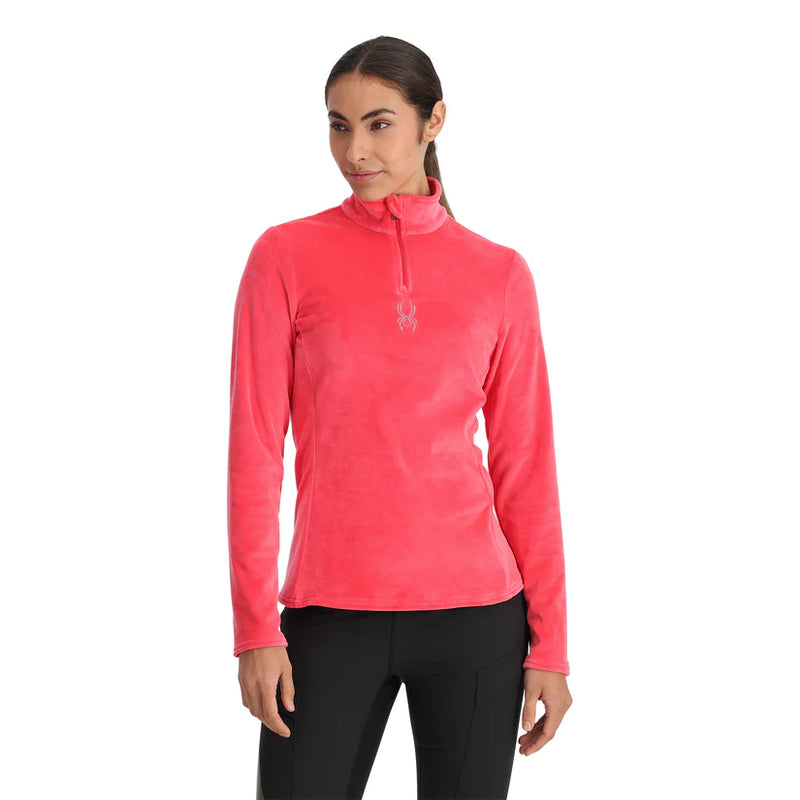 Load image into Gallery viewer, Spyder Women&#39;s Shimmer Bug Fleece Half Zip
