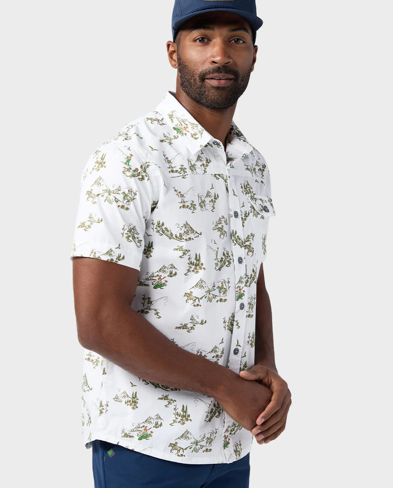 Load image into Gallery viewer, Stio Men&#39;s Curtis Camp Short Sleeve Shirt
