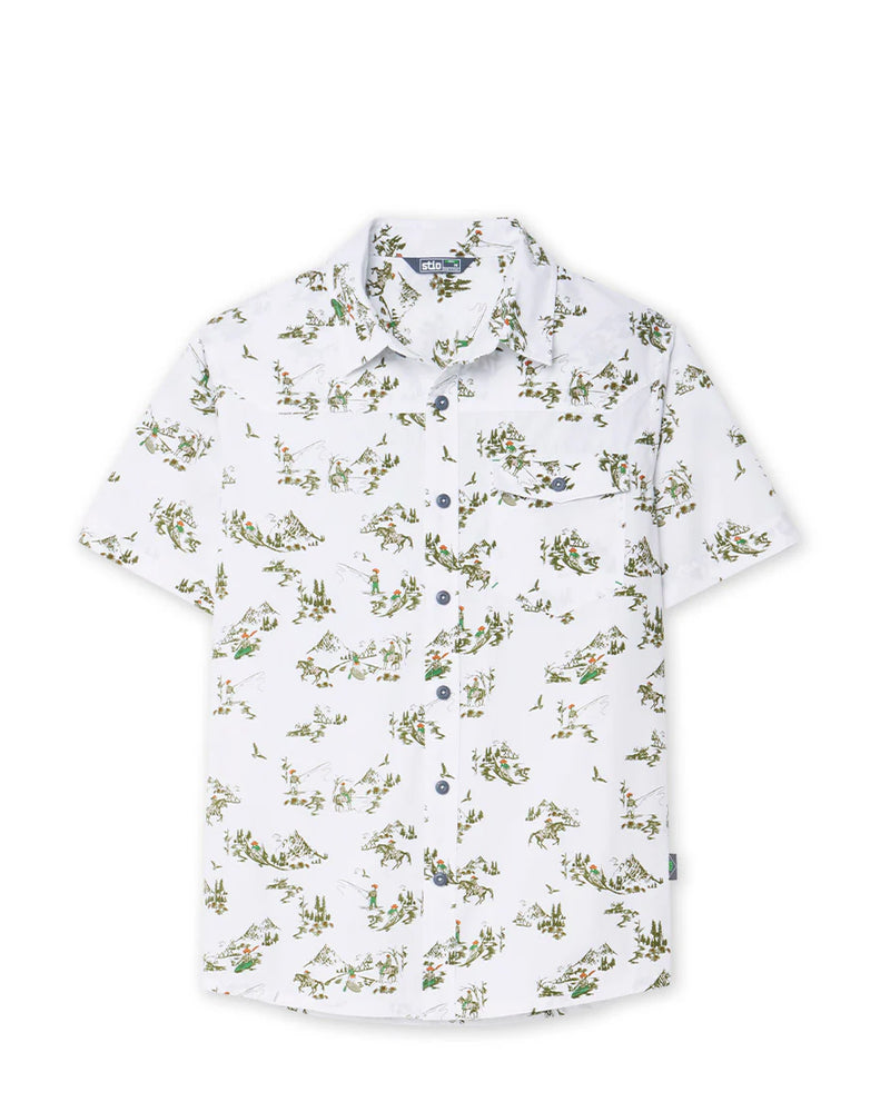 Load image into Gallery viewer, Stio Men&#39;s Curtis Camp Short Sleeve Shirt
