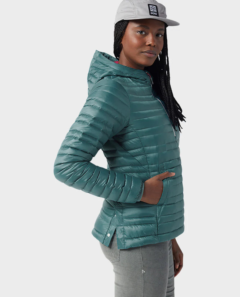 Load image into Gallery viewer, Stio Women&#39;s Pinion Down Hooded Pullover
