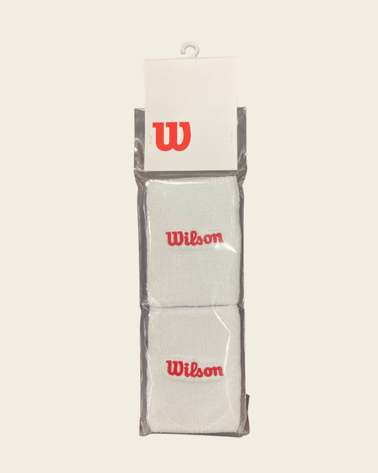 wilson wide terry wristbands in package