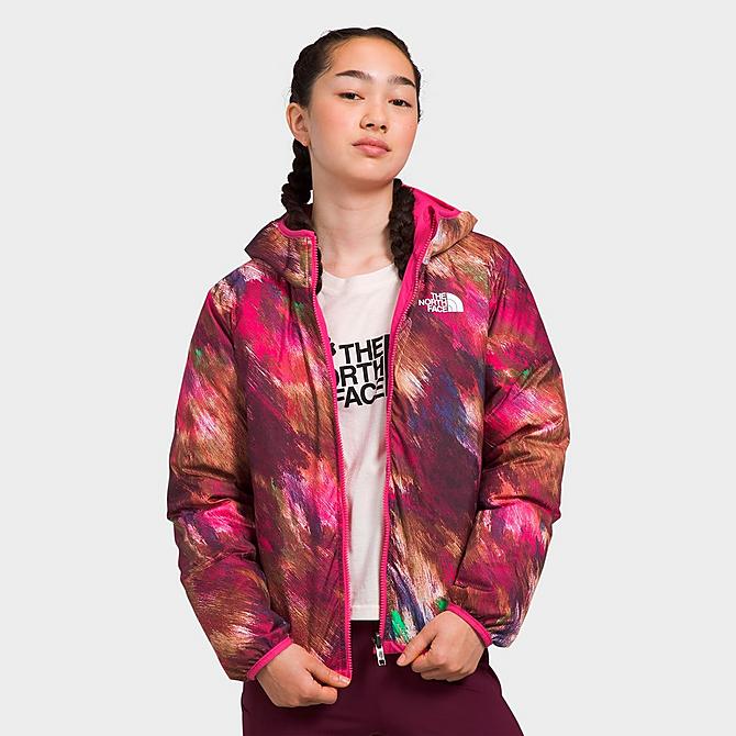 Load image into Gallery viewer, The North Face Girl&#39;s Printed Reversible North Down Hooded Jacket 2024 - Ski &amp; Tennis Station
