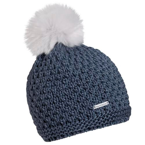 Load image into Gallery viewer, Turtle Fur Snowfall Faux Fur Pon Beanie
