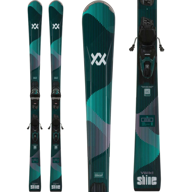 Load image into Gallery viewer, Völkl Women's Shine 76 + VMOT 10 Skis 2027

