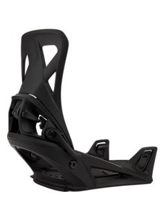 Load image into Gallery viewer, A Burton men&#39;s snowboard binding featuring a black design.
