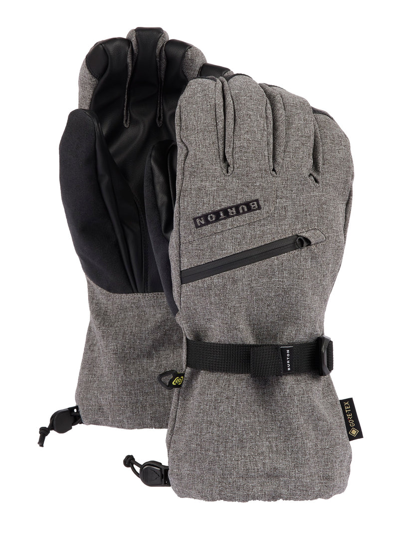 Load image into Gallery viewer, Gray Burton gloves with black accents on a white background
