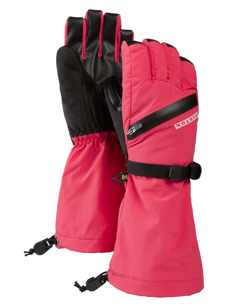 Load image into Gallery viewer, Pink and black gloves with a Burton logo on a white background

