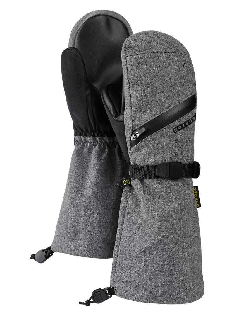 Load image into Gallery viewer, Gray gloves with black accents on a white background

