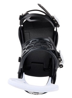 Load image into Gallery viewer, Black snowboarding boot binding on a white background

