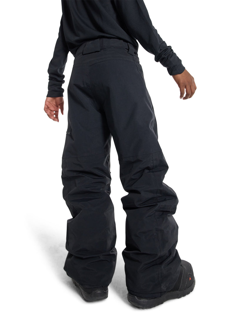 Load image into Gallery viewer, Person wearing black snow pants on a white background
