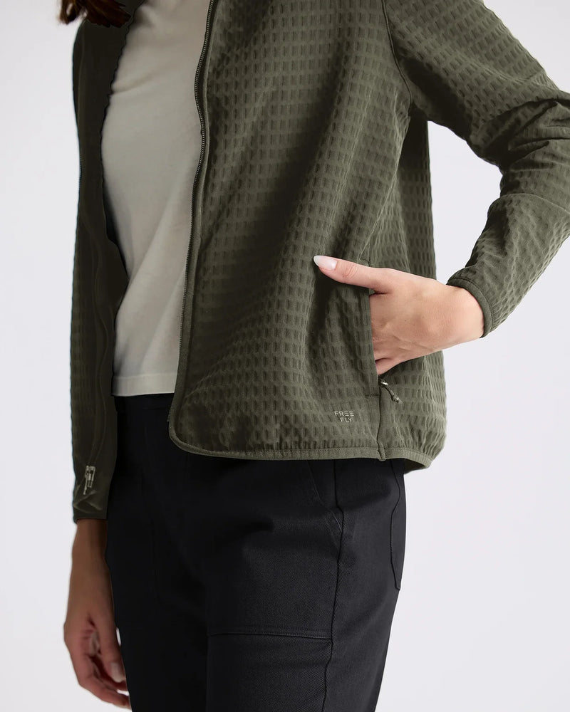 Load image into Gallery viewer, Free Fly Women&#39;s Gridback Fleece Jacket
