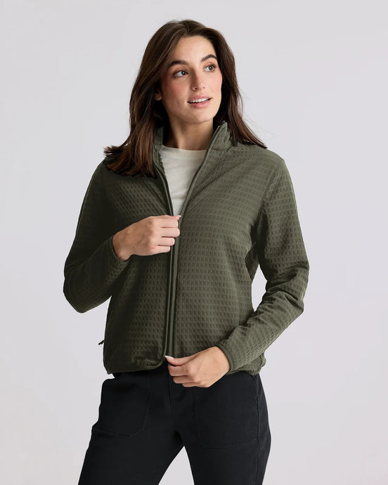 Free Fly Women's Gridback Fleece Jacket