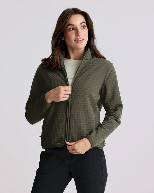 Free Fly Women's Gridback Fleece Jacket