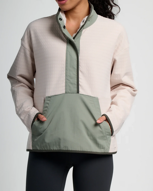 Free Fly Women's Gridback Fleece Snap Pullover