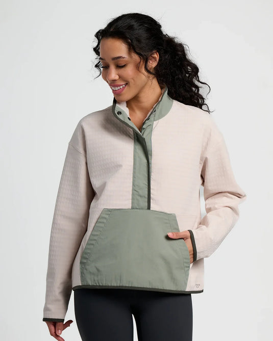 Free Fly Women's Gridback Fleece Snap Pullover