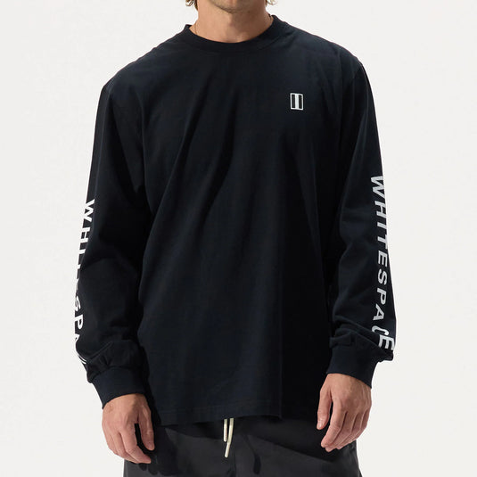Whitespace Men's Block Long Sleeve Tee