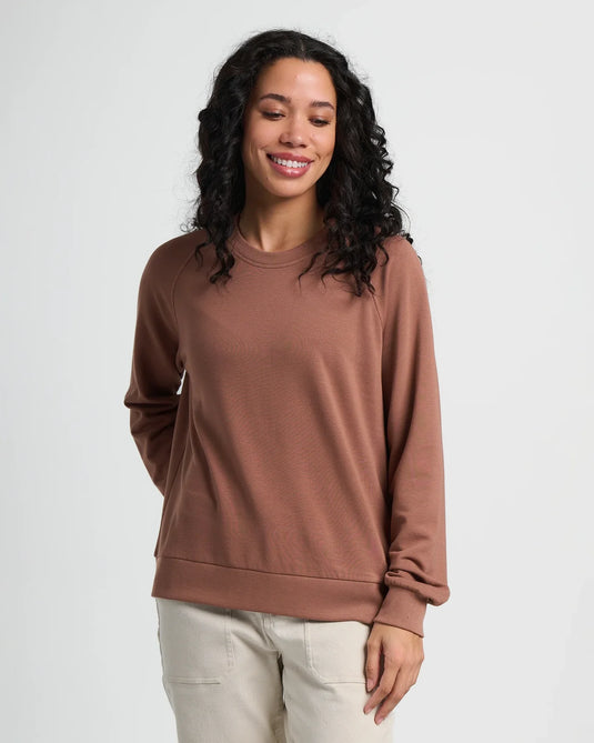 Free Fly Women's Bamboo Lightweight Fleece Crew 2026
