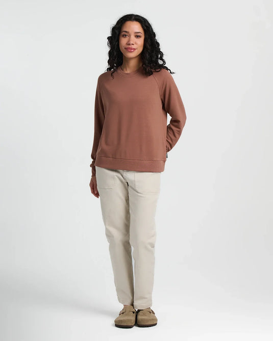 Free Fly Women's Bamboo Lightweight Fleece Crew 2026