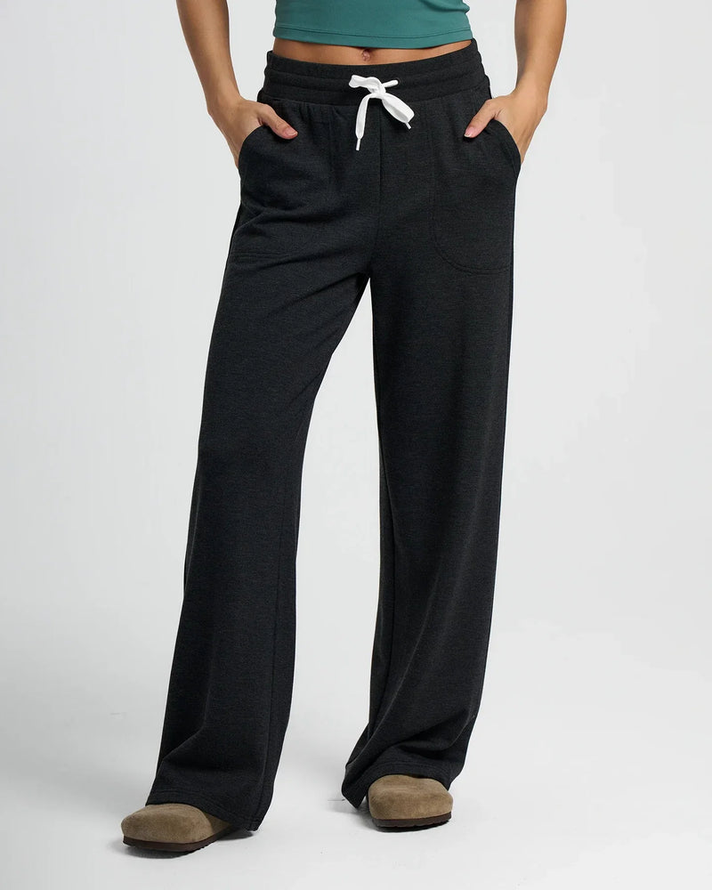 Load image into Gallery viewer, Free Fly Women's Bamboo Lightweight Fleece Wide Leg Pant
