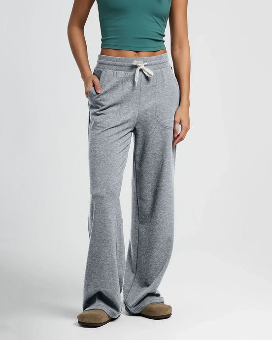 Free Fly Women's Bamboo Lighweight Fleece Wide Leg Pant