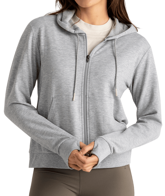 Free Fly Women's Bamboo Lightweight Fleece Zip Hoodie