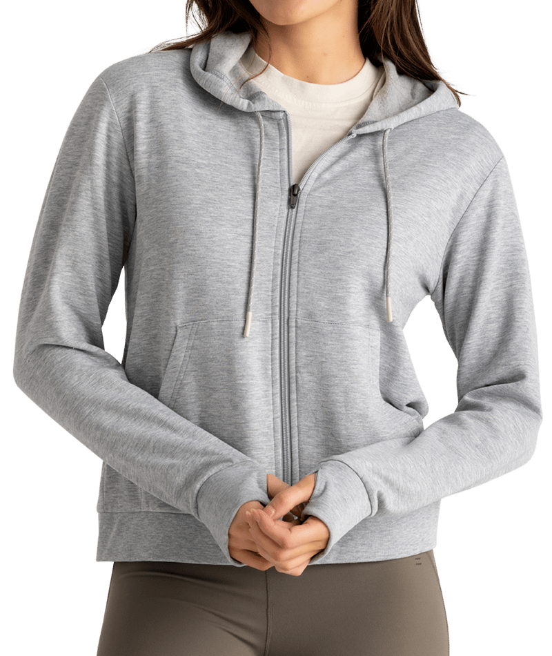Load image into Gallery viewer, Free Fly Women&#39;s Bamboo Lightweight Fleece Zip Hoodie
