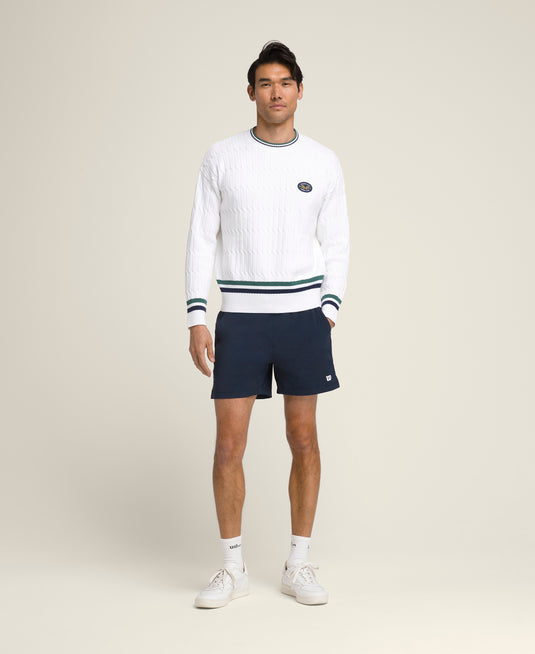 Wilson Men's Tennis Volley Short 6" Unlined
