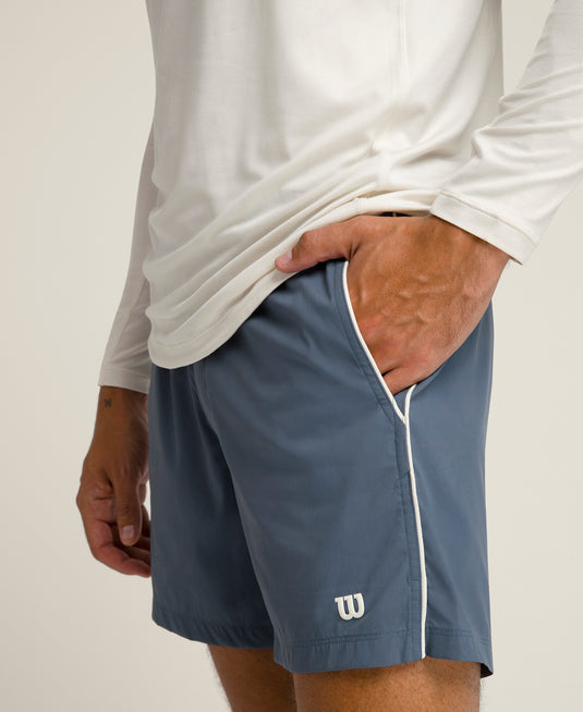 Wilson Men's Tennis Volley Short 6" Unlined