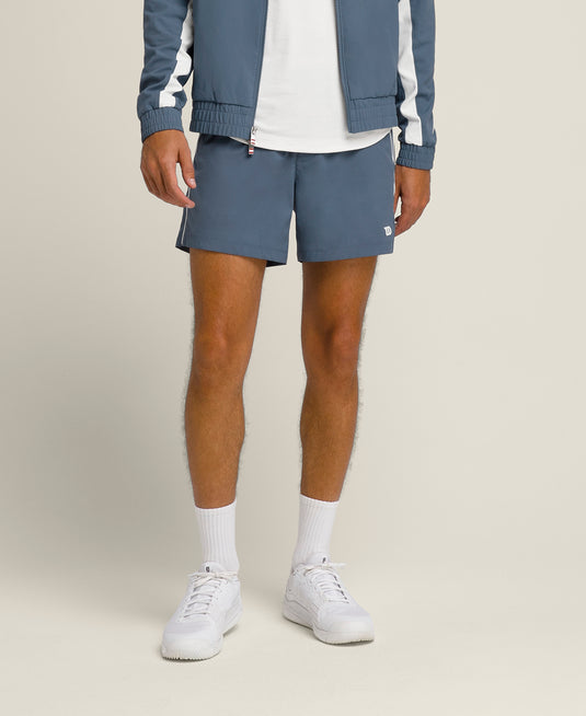 WILSON Tennis Shorts Blow Away Für Herren - Art. WRA142201 (Weiß/Pool WILSON Tennis Shorts Blow Away Für Herren - Art. WRA142201 (Weiß/Pool