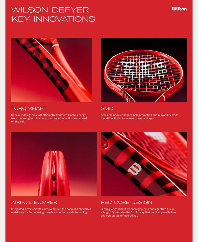 Load image into Gallery viewer, Wilson Defyer 100UL V1 Tennis Racket
