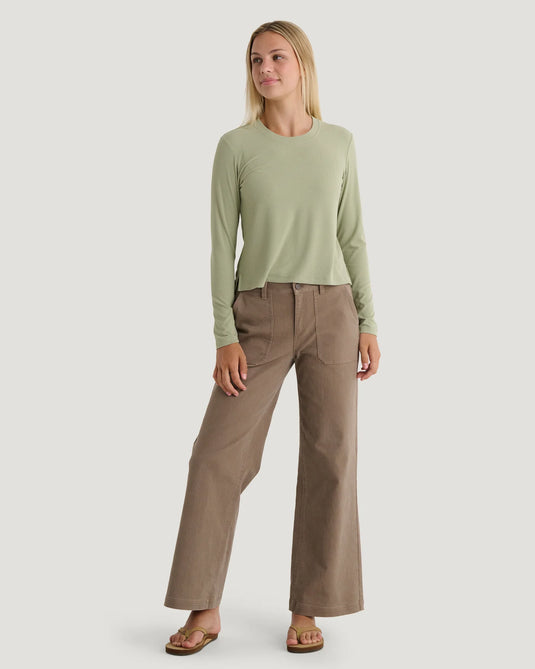 Free Fly Women's Ribbed Bamboo Long Sleeve