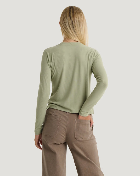 Free Fly Women's Ribbed Bamboo Long Sleeve