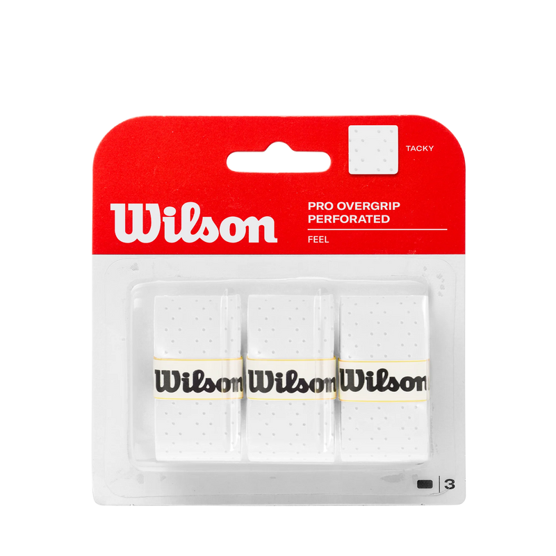Load image into Gallery viewer, Wilson Pro Perforated Overgrip 3 Pack
