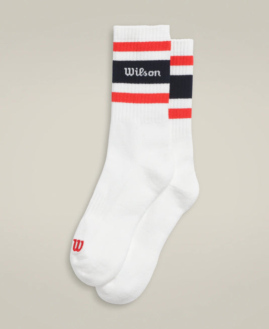 Wilson Crew Stripe Logo Sock - Ski & Tennis Station