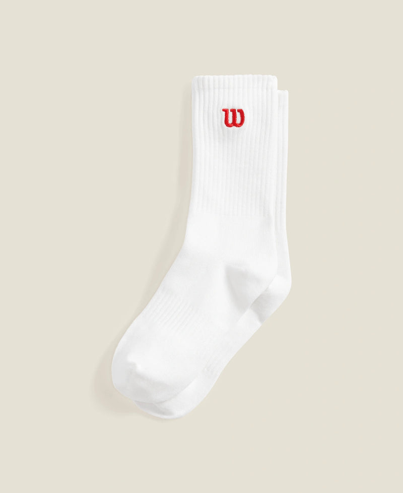 Load image into Gallery viewer, Wilson Crew W Logo Sock - Ski &amp; Tennis Station
