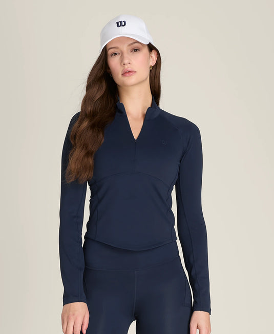 Wilson Women's Baseline Half-Zip Classic - Ski & Tennis Station