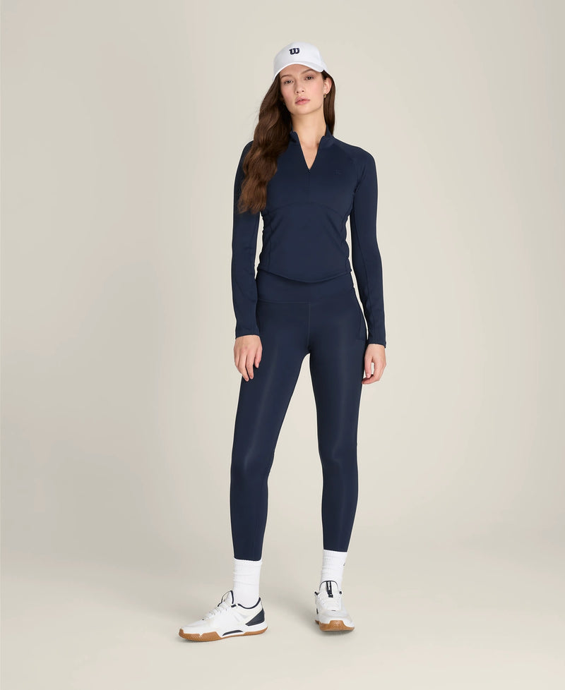 Load image into Gallery viewer, Wilson Women's Baseline Half-Zip Classic - Ski &amp; Tennis Station
